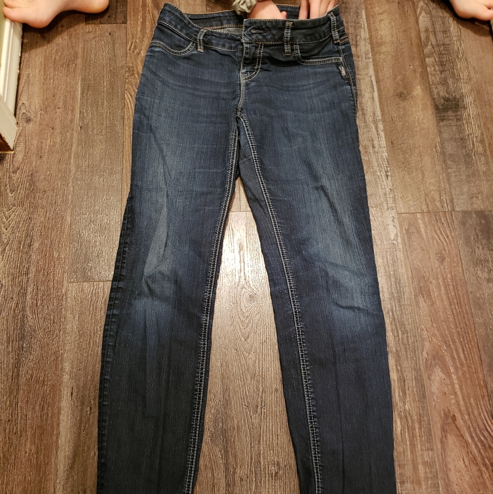 Silver jeans